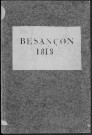 Ms Baverel 83 - « Événemens mémorables arrivés à Besançon en 1818 », par l'abbé J.-P. Baverel