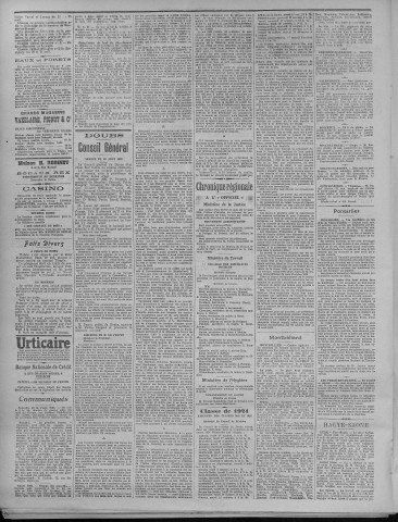 21/08/1923 - La Dépêche républicaine de Franche-Comté [Texte imprimé]