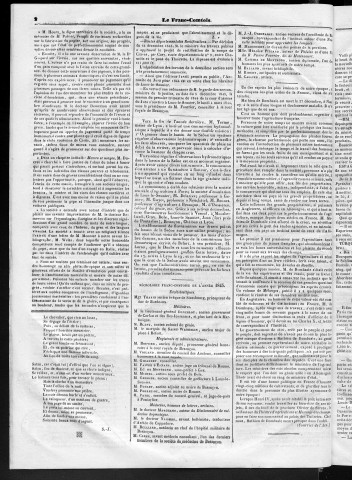 10/01/1844 - Le Franc-comtois - Journal de Besançon et des trois départements