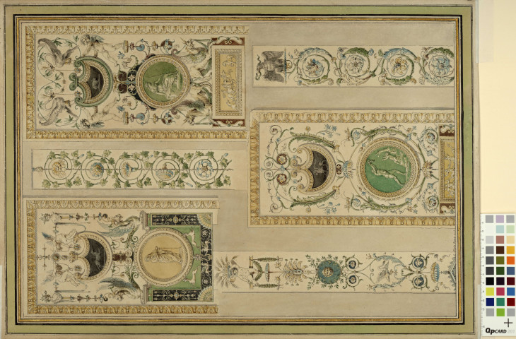 Arabesques des loges de Raphaël au Vatican / Pierre-Adrien Pâris , Rome, 1773