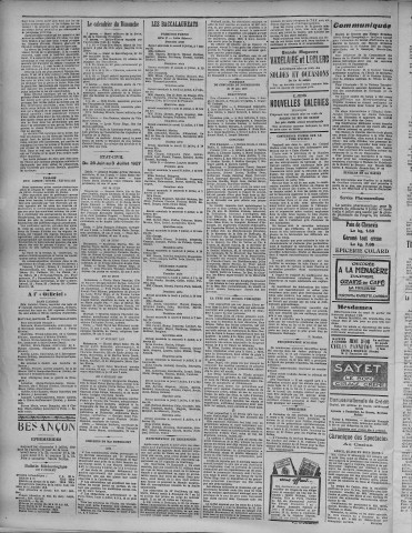 03/07/1927 - La Dépêche républicaine de Franche-Comté [Texte imprimé]