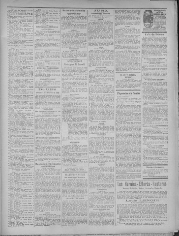 22/01/1921 - La Dépêche républicaine de Franche-Comté [Texte imprimé]