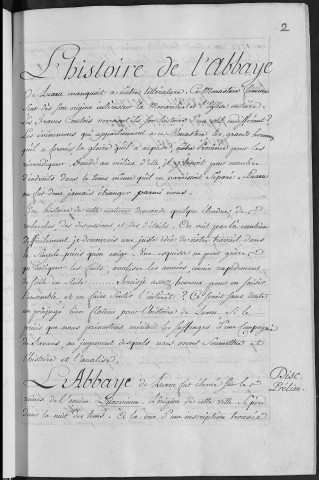 Ms Académie 32 - Vingt et unième volume : année 1770. — Histoire