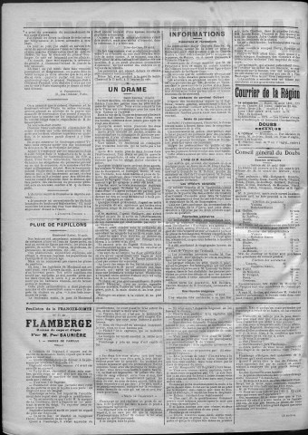 20/08/1889 - La Franche-Comté : journal politique de la région de l'Est
