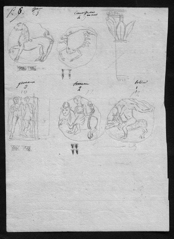 Ms 640 - Correspondance et opuscule de Joseph Bruand, etc.