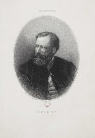 Clésinger, l'artiste [image fixe] / Adrien Nargeot, Sc. ; Pierre Petit Ph.  ; Imp. Sarazin, Paris ,1857