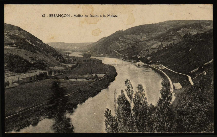 Besançon - Vallée du Doubs et la Malâte [image fixe] , 1904/1930