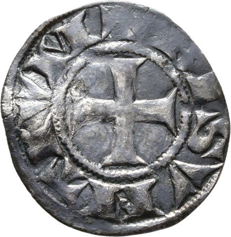 874.1.16 - pièce de monnaie ; denier estevenant