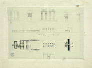 Plan d'un édifice qui se voit dans les ruines de Louxor ou Thèbes, tiré de Norden / Pierre-Adrien Pâris , [S.l.] : [P.-A. Pâris], [1700-1800]