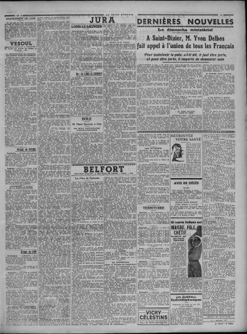 10/05/1937 - Le petit comtois [Texte imprimé] : journal républicain démocratique quotidien