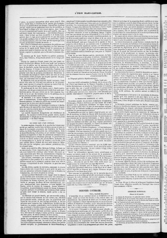 25/01/1873 - L'Union franc-comtoise [Texte imprimé]