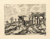 Différentes vues des ruines du Palais Maggiore "Palato maiori" à Rome [image fixe] / H. Cock ex. , 1550/1570