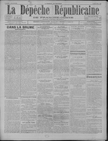 26/05/1930 - La Dépêche républicaine de Franche-Comté [Texte imprimé]