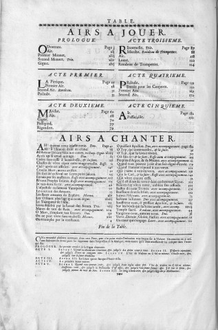Cassandre, tragédie en musique représentée pour la première fois par l'Académie royale de musique le mardy vingt-deuxième juin 1706