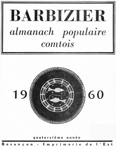 Barbizier [Texte imprimé] 1960