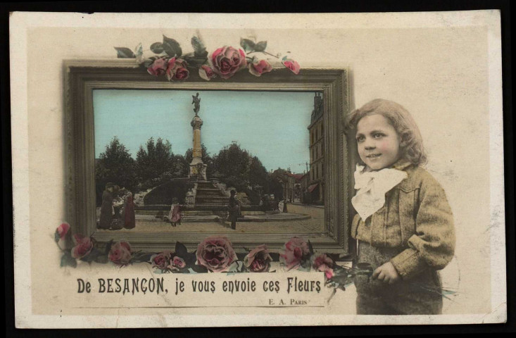 De Besançon je vous envoie ces fleurs [image fixe] , 1904/1907