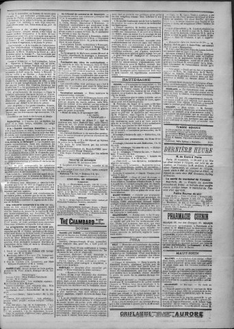 21/11/1891 - La Franche-Comté : journal politique de la région de l'Est
