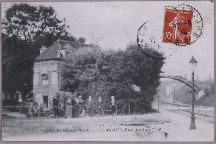 Hôtel-Restaurant Pernot - La Mouillère - Besançon. [image fixe] , 1904/1910