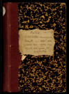 Ms 1846 - Inventaire et analyse des registres des délibérations municipales de la Ville de Besançon : 1600-13 juin 1639 (tome V). Notes d'Auguste Castan (1833-1892)