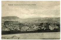 Besançon. Vue prise de la Gare. Fort Bregille et Citadelle [image fixe] , 1904/1930