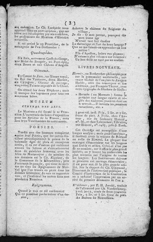 22/09/1797 - Le Nouvelliste littéraire [Texte imprimé]