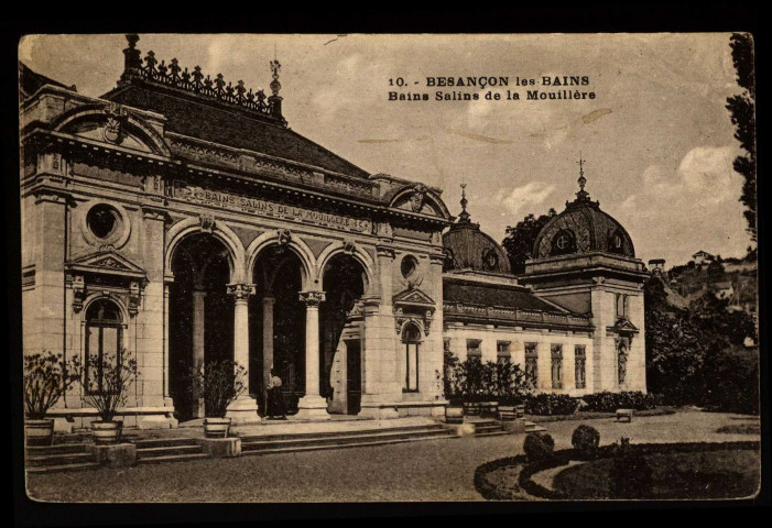 Besançon. - Les Bains Salins de la Mouillère [image fixe] , Besançon : Edit. C.L.B, Lardier, C., 1904/1930