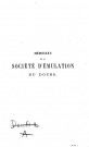 01/01/1867 - Mémoires de la Société d'émulation du Doubs [Texte imprimé]