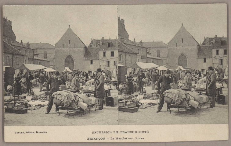 Besançon - Le Marché aux Puces [image fixe] , Besançon : Teulet, Editeur, 1901/1903