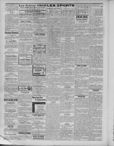 19/08/1933 - La Dépêche républicaine de Franche-Comté [Texte imprimé]