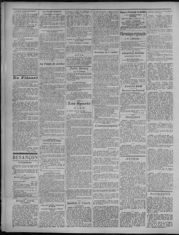 03/10/1923 - La Dépêche républicaine de Franche-Comté [Texte imprimé]