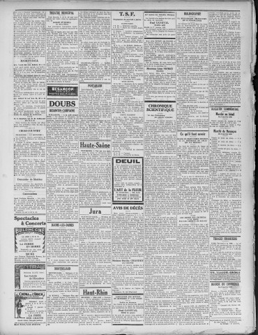 04/01/1933 - La Dépêche républicaine de Franche-Comté [Texte imprimé]