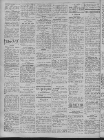 08/08/1909 - La Dépêche républicaine de Franche-Comté [Texte imprimé]