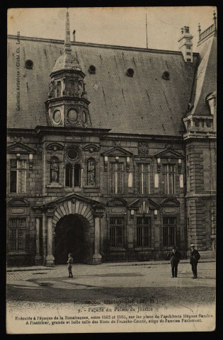 Besançon - Façade du Palais de Justice [image fixe] , 1903/1917