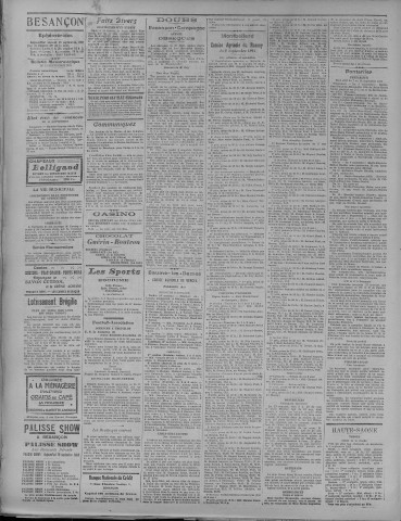 16/09/1922 - La Dépêche républicaine de Franche-Comté [Texte imprimé]