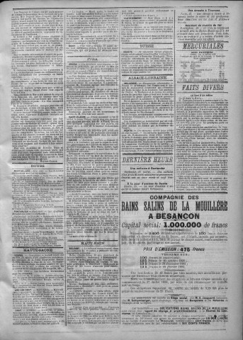 26/07/1892 - La Franche-Comté : journal politique de la région de l'Est