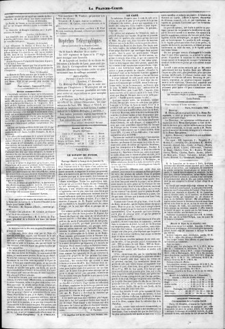 17/12/1861 - La Franche-Comté : organe politique des départements de l'Est