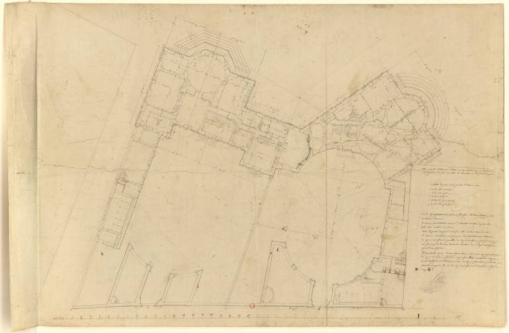 Hôtels Tassin de Villiers et Tassin de Moncourt, à Orléans. Plans des deux maisons / Pierre-Adrien Pâris , [S.l.] : [P.-A. Pâris], [1791]