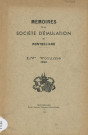 01/01/1940 - Mémoires de la Société d'émulation de Montbéliard [Texte imprimé]