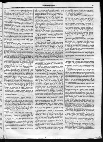 03/11/1840 - Le Franc-comtois - Journal de Besançon et des trois départements