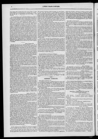 15/02/1870 - L'Union franc-comtoise [Texte imprimé]