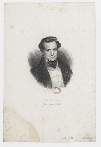 V. Hugo [image fixe] / Pollet , Paris : publié par Blaisot, 1830/1840