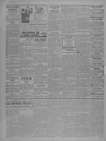 16/08/1940 - Le petit comtois [Texte imprimé] : journal républicain démocratique quotidien