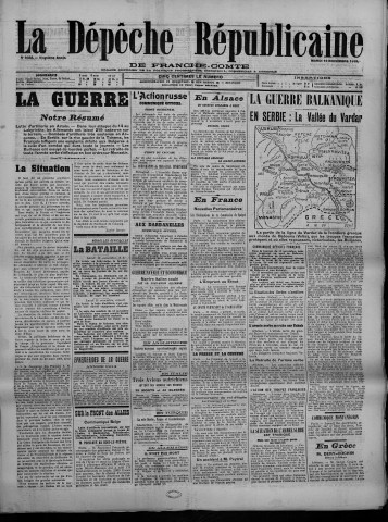 16/11/1915 - La Dépêche républicaine de Franche-Comté [Texte imprimé]