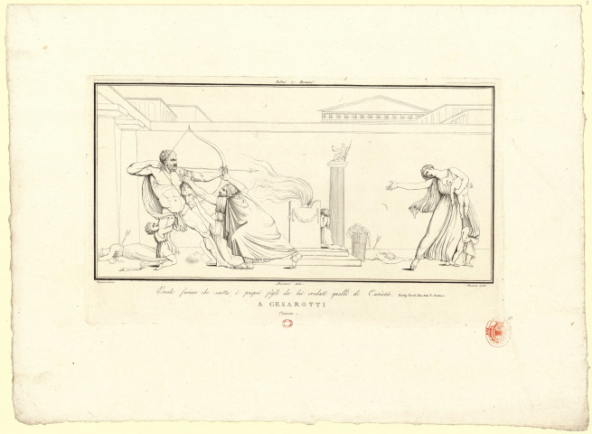 Hercule furieux [image fixe] / Canova inven., Pestrucci delin., Romero incis. , 1770/1870