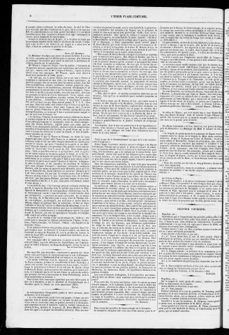 21/12/1852 - L'Union franc-comtoise [Texte imprimé]