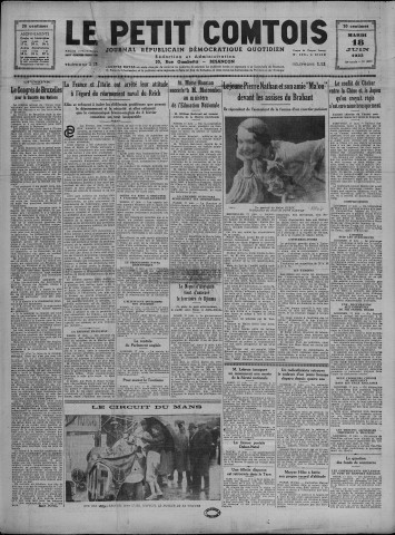 18/06/1935 - Le petit comtois [Texte imprimé] : journal républicain démocratique quotidien