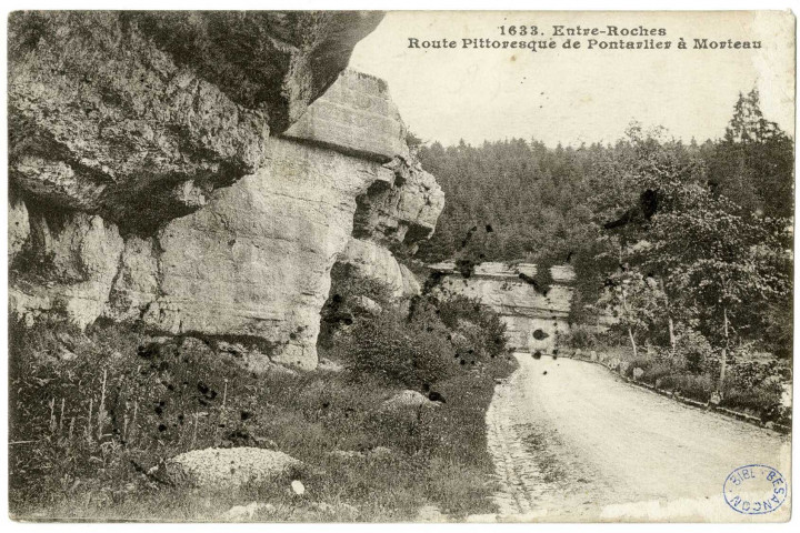 Entre-Roches (Défilé) (F-25, cartes postales)