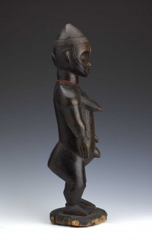 Statue d’ancêtre - sculpture Dan (ou Yacouba), Côte d’Ivoirestatue de femme debout