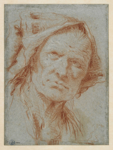 Tête de vieille femme