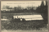 Besançon - Inondations de Janvier 1910 - Les Bois sur le Canal. [image fixe] , 1904/1910